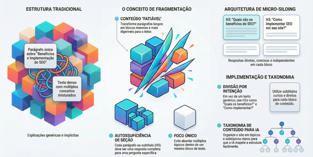 Micro-Siloing: A Chave para Conteúdo "Fatiável"